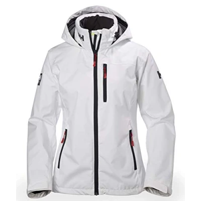 Image de Helly Hansen Femme Crew Hooded Midlayer Jacket Coat,Blanc,L