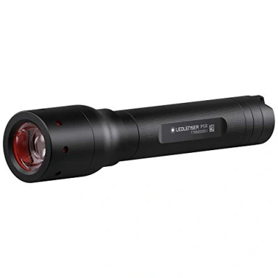 Image de Ledlenser P5R lampe de poche compacte LED, 420 lumens, rechargeable batterie lithium 14500, 240m d&#039;éclairage, focalisable, jusqu&#039;à 15h d&#039;autonomie, incl. système charge magnétique et support mural