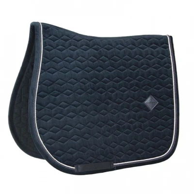 Image de Kentucky Tapis de Selle Basic velours Saut Noir Cob