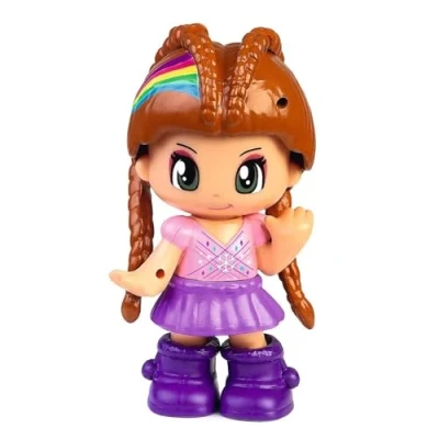 Image de Pinypon,Iris Surprise,Container du Personnage Principal la chaîne, dans Une Grande boîte Pliable avec des Compartiments Accessoires Surprises et Mini Figure. Multicolore Taille Unique