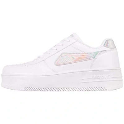 Image de Kappa Mixte Bash PF Gc Chaussures pour Femme Course sur Route, 1017 White Multi, 42 EU