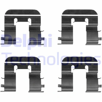 Image de DELPHI LX0676 Kit d&#039;accessoires, plaquette de frein à disque KIA: cee‘d II 5 portes, HYUNDAI: i30 3/5 Break, CITROËN: C3