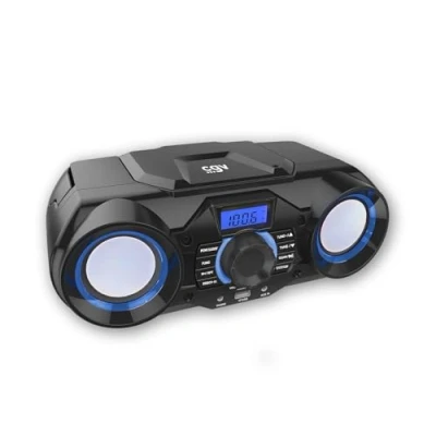 Image de Radio Lecteur CD Portable SG 1 avec Effets Lumineux LED, Lecture MP3, Bluetooth, FM, Carte mémoire SD, entrée USB, SD
