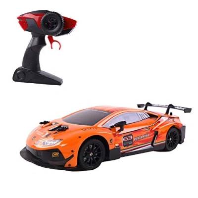 Image de TURBO CHALLENGE Lamborghini GT3 Racing RC Prestige 096616 Voiture Télécommandée Orange 1/16 Piles Non Incluses Plastique À Partir de 6 Ans