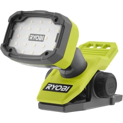 Image de Ryobi Lampe sur pince 4V USB Lithium 3 intensités : 750 / 250 75 Lumens tête orientable haut/bas &amp; droite/gauche Compatible avec le système LINK (Vendu sans batterie) RLC4 0