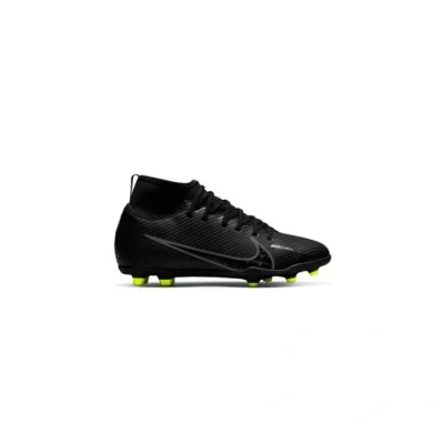 Image de Nike Jr. Mercurial Superfly 9 Club FG/MG Little/Big Kids&#039; Multi Ground Soccer Cleats, Black/DK Smoke Grey Summit White Volt, 33.5 EU