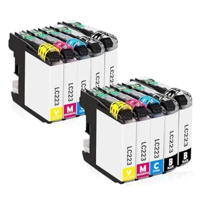 Image de LC223 Cartouches d&#039;encre pour Brother XL LC223XL LC 223 LC221 Compatible avec MFC J5720DW J480DW J4625DW J4420DW J5625DW J4620DW DCP J4120DW J562DW (10 Pack)