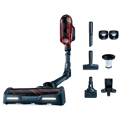 Image de Rowenta Aspirateur balai sans fil, Tube flexible, Autonomie 45 min, Panneau de commande digital, Tête d’aspiration éclairée, Kit animal, Batterie Amovible 25,2 V, X Force Flex 11.60 RH9878WO