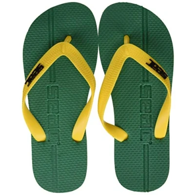 Image de Seac Mixte Maui Tongs Anti dérapantes en Caoutchouc avec Différentes épaisseurs de semelle pour Femmes et, Bleu Blanc, 33/34 EU