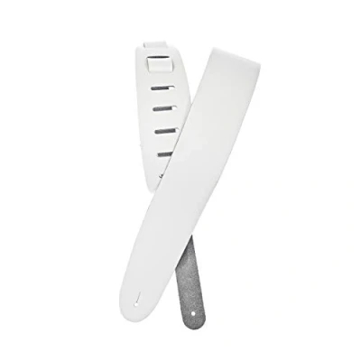 Image de Planet Waves 25BL02 Basic Sangle de guitare en cuir classique Blanc