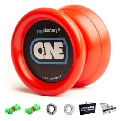 Image de YoyoFactory One Yoyo Rouge (du Débutant Au Professionnel, Ficelle Et Instructions Incluses)