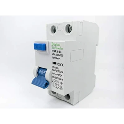 Image de Interrupteur différentiel 30 mA, 2P (P+N), Type A électronique, (40 A)