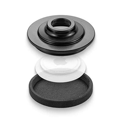Image de Granite Stash AirTag Kit de Fixation pour vélo &amp; RT avec Capuchon inférieur 42 mm Support dissimulé sous la Couronne Fourche