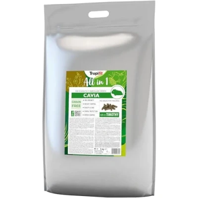 Image de All in 1 Cavia 5kg Complete, sans cereales, Nourriture pour cochons d&#039;Inde, Riche en Fibres, a Base de fleole et d’Herbes