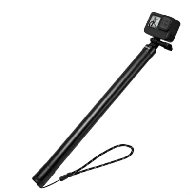 Image de TELESIN Perche à Selfie Ultra Longue de 2,7 m en Fibre Carbone pour GoPro Hero 13 12 11 10 9 8 7 Max, DJI Osmo Action 5 Pro 4 3, Insta 360 X4 X3 X2 et Autres caméras d&#039;action