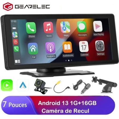 Image de Autoradio Carplay 10.26&quot;, avec Android Auto/MirrorLink WiFi Bluetooth GPS, Caméra de Recul