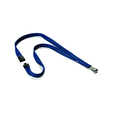 Image de Durable SOFT COLOUR Lacet textile avec mousqueton Bleu Nuit