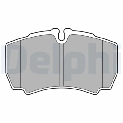 Image de DELPHI LP3686 Jeu de plaquettes frein contact signal d&#039;usure inclus avec tôle anti bruit accessoires FORD: Transit Mk6 Van