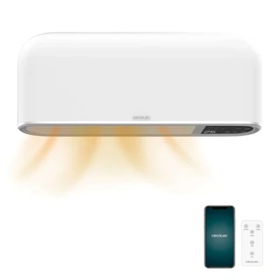 Image de Cecotec Chauffage en Céramique de Salle Bain ReadyWarm 2000 Max Box Ceramic Connected. W, Écran LED, Thermostat Réglable, Wifi, Protection IP22, Minuterie, Sécurité contre la Surchauffe