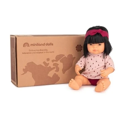 Image de Poupée Asiatique 38 cm avec Ensemble Dune