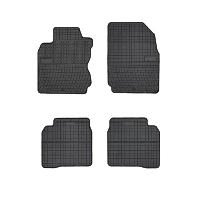 Image de FROGUM 0453 Ensemble de tapis sol Caoutchouc avant et arrière 4 noir Sur mesure NISSAN: Note I