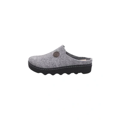 Image de Rohde Foggia D Femme Sabots Chaussons Sans fermeture Feutre Non doublé Régulateur de température, Gris (80), 37 EU