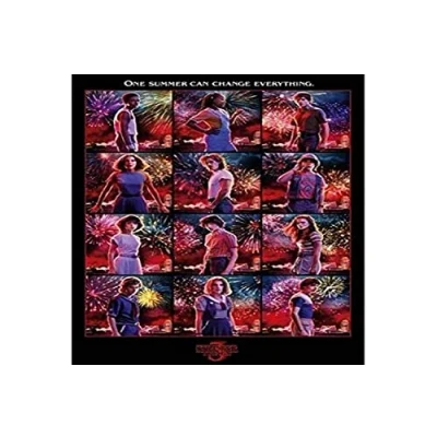 Image de Stranger Things Maxi poster (motif d&#039;assemblage de personnage) 61 cm x 91,5 Produit officiel