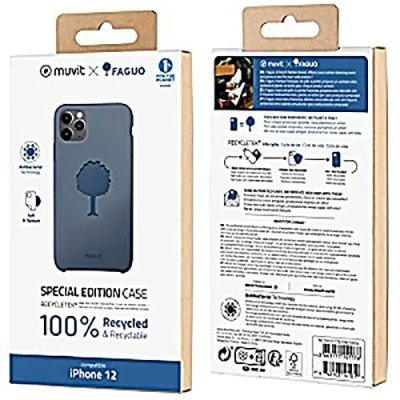 Image de Muvit For Change Recycletek Faguo Jacaranda : Apple Iphone 12 Mini Neuf