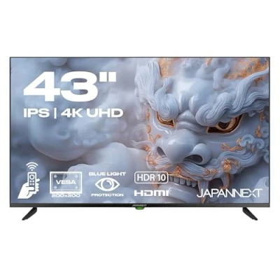 Image de JAPANNEXT Ecran PC 43&quot; IPS 4K UHD (3840x2160) Grand Format Haut parleurs intégrés (8Wx2) G Sync/FreeSync Garantie 2 Ans JN i432TUR