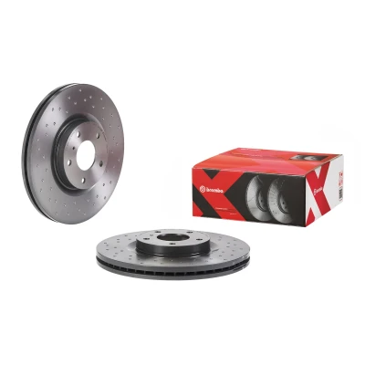 Image de BREMBO 09.B266.1X Disque de frein 320 28 5 perforé/ventilé l&#039;intérieur revêtu INFINITI: FX SUV, QX70 EX 3/5 portes, NISSAN: Murano I