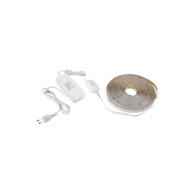Image de Eglo connect.z Ruban LED connecté Stripe Z, bande 8 m, Zigbee, contrôlable par appli et commande vocale, blanc chaud froid, RGB, dimmable, autocollant recoupable