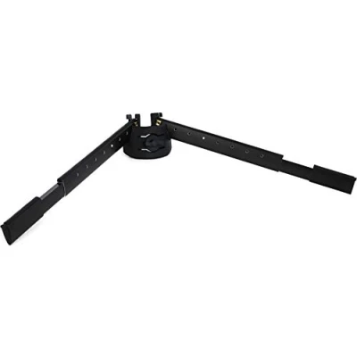 Image de K&amp;M 18865 Jeu de bras d&#039;appui A Noir anodisé Extension pour recevoir un clavier pied à colonne Spider Pro