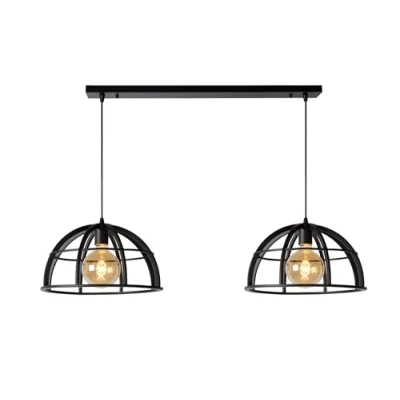 Image de Lucide Dikra lampe suspendue 110 x 40 150 cm noir