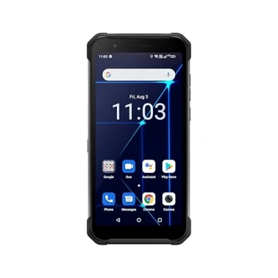 Image de Smartphone robuste myPhone Hammer Construction noir avec écran 6&quot; Full HD+, 1080 x 2160 pixels, 6 Go de RAM + 128 et processeur