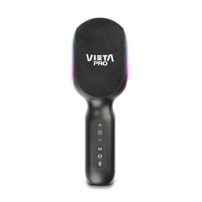 Image de Vieta Pro Karaoke Party, microphone avec haut parleur, option true wireless, pour que vous puissiez connecter deux microphones à un seul appareil.