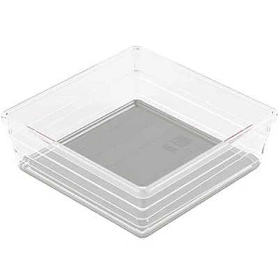 Image de Kis 6075500 0516 02 Sistemo Boîte de Rangement Plastique Transparent/Gris 7,5 x 37,5 5 cm