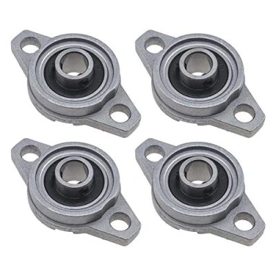 Image de OTOTEC Lot de 4 roulements à bride losange horizontale KFL000 10 mm Avec trou d&#039;arbre Auto alignés Pour imprimante 3D Machines traitement film