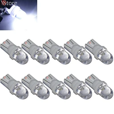 Image de VS 10X Veilleuses LED T10 ampoules 5W BLANC 1 SMD Lampe Xenon Feu de position plaque
