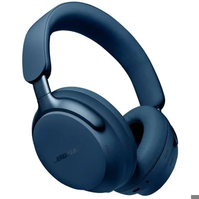 Image de Bose QuietComfort Ultra Casque sans Fil à réduction de Bruit avec Audio Spatial, Supra aural Micro intégré, Jusqu’à 24 h d’autonomie la Batterie, Bleu Sidéral Édition Limitée