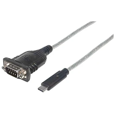 Image de Manhattan Convertisseur USB Type C vers série (pour connecter Un Appareil à Port C, chipset Prolific PL 2303RA 0,45 m) DB9 151283