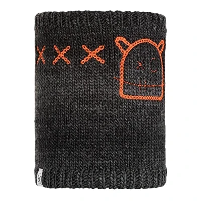 Image de Buff Mixte enfant Monster Jolly Cache cou tricot polaire, Noir, FR : Taille unique (Taille Fabricant One sizeque) EU