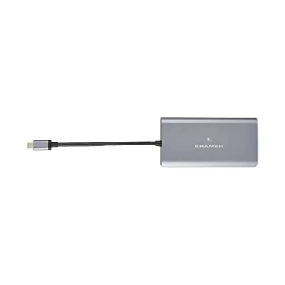 Image de Kramer Electronics KDock 3 Avec fil USB 3.2 Gen 1 (3.1 1) Type C Noir, Argent Neuf
