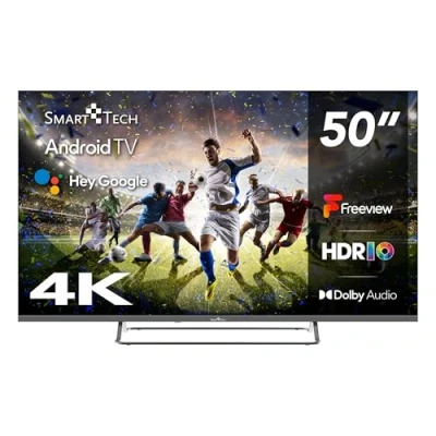 Image de Smart Tech TV QLED 4K UHD 50 (126 cm) 50QA20VAUK Android 4xHDMI 2xUSB Dolby Audio