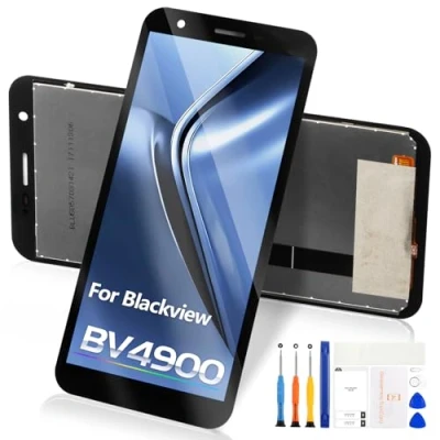 Image de Écran pour Blackview BV4900 / BV5100 BV4900S LCD Display, Ecran Tactile Digitizer Glass Replacement Display Assembly, Noir