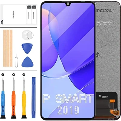 Image de Écran LCD de rechange pour Huawei P Smart 2019 Display Touch Screen Digitizer 2020 POT LX1 LX2J LX3 LX1A Kit réparation complet en verre