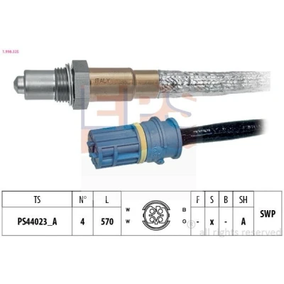 Image de EPS 1.998.325 Sonde lambda Made in Italy OE Equivalent chauffé, planaire, Filetage prégraissé BMW: 3 Berline, 1 5 portes, Touring