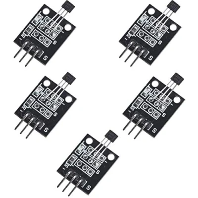 Image de ARCELI 5 Pcs Effet Hall KY 003 Capteur Magnétique Module DC 5V pour Arduino PIC AVR Smart Voitures
