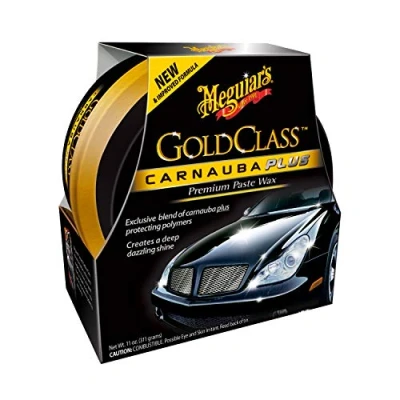 Image de Meguiar&#039;s Cire Lustrante Gold Class en Pâte 311g et Tampon Applicateur G7014EU