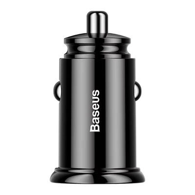 Image de Baseus CCALL YD01 Chargeur voiture de téléphone mobile 12 24V Power Delivery 3.0 noir