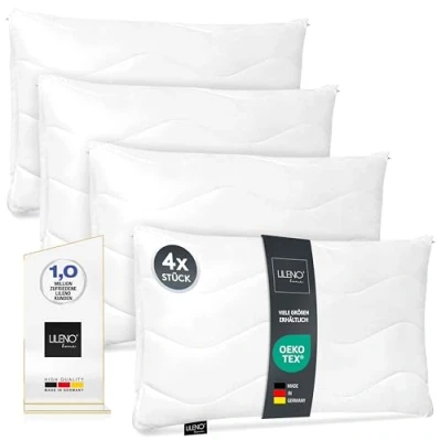 Image de LILENO HOME Lot de 4 coussins 40 x 60 cm, comme rembourrage coussin Avec fermeture éclair pour ajuster Lavable jusqu&#039;à 95 C canapé et décoratif canapé/lit